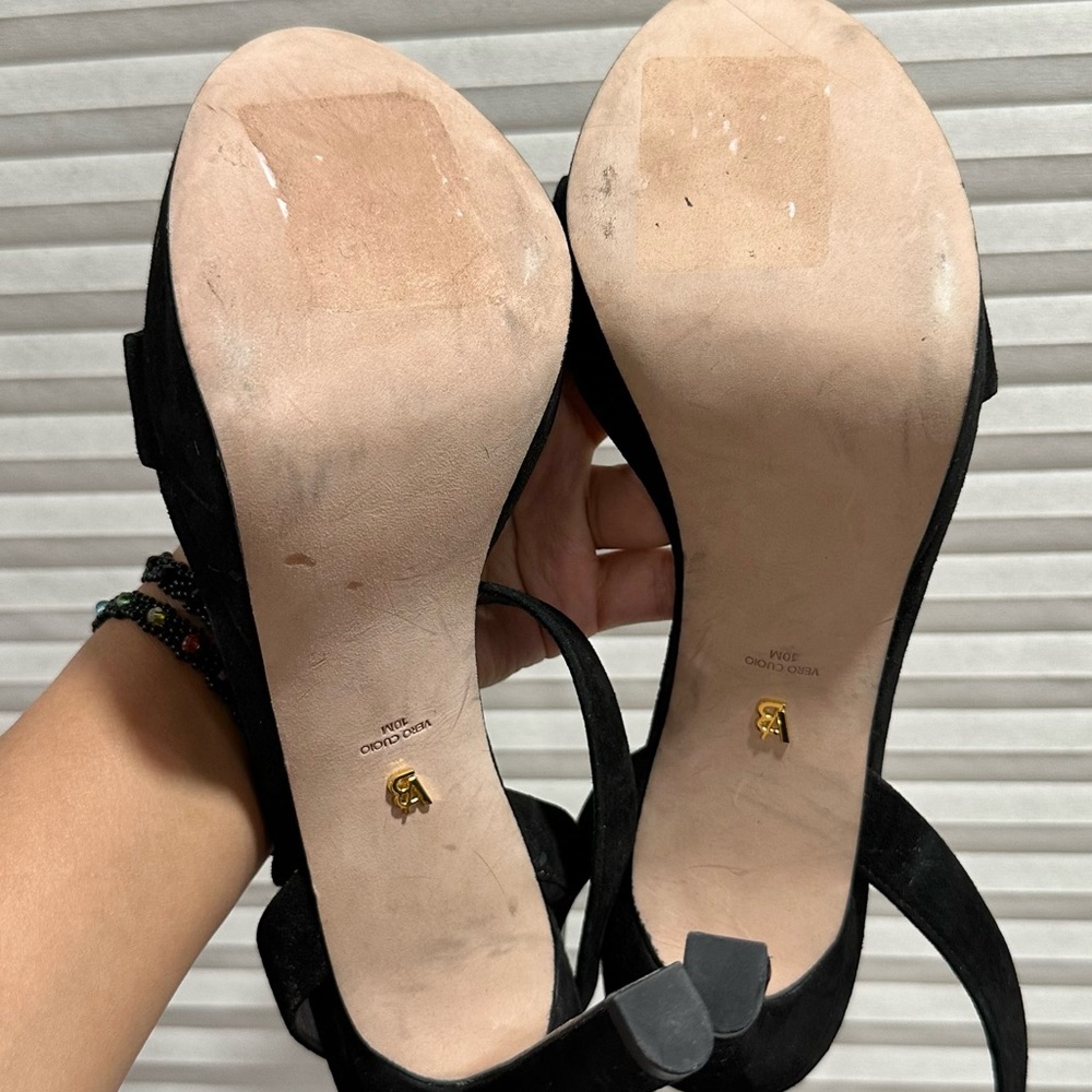 🌹VERONICA BEARD🌹Darcelle Ankle Strap Stiletto Sandal Size: 10 - Picture 16 of 16